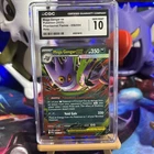 Pokemon Mega Gengar ex CGC 10 GEM 056/094 Me02 Phantasmal Flames Double Rare