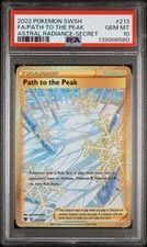 Path to the Peak 213/189 Gold Secret Rare Pokémon SWSH:Astral Radiance PSA 10 on eBay