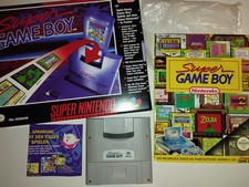 Super Game Boy Adapter, SNES, Deutsche PAL Version, Big Box, Sehr guter Zustand
