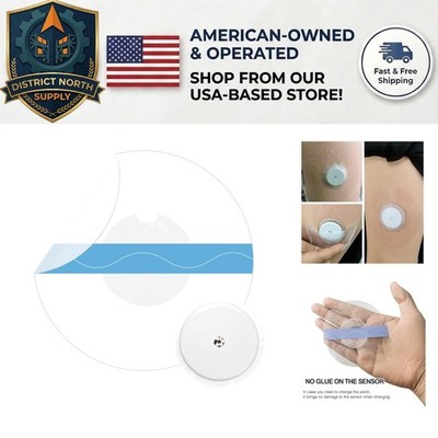 40 Count CGM Sensor Skin Protectors - Waterproof, Hypoallergenic & Easy to Use