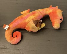 Wild Republic Seahorse Dad 12.5" Plush W/ 3 Babies Stuffed Animal Toy