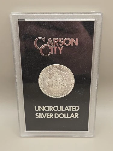 1884-CC Uncirculated GSA Morgan Silver Dollar Carson City Mint $1