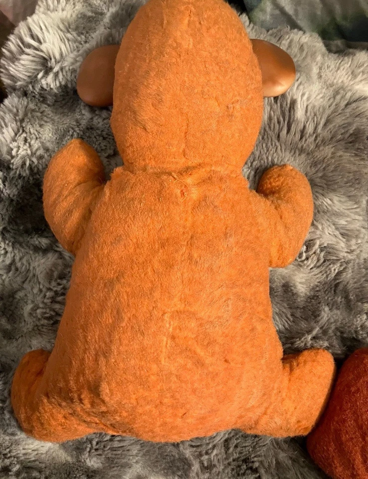 Vintage 1950's Knickerbocker Pouting Teddy Bear Plush Rubber Face - Image 3 of 4