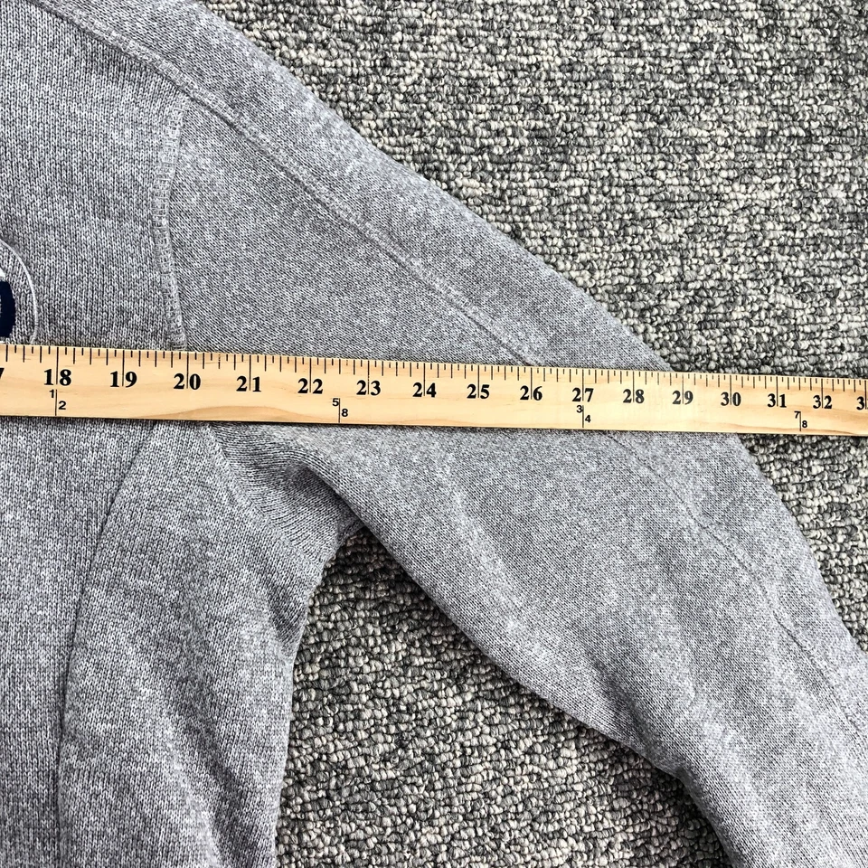 Chaqueta polar Devon & Jones gris claro marrón para mujer talla M bolsillos completos con cremallera Foto 4 de 4