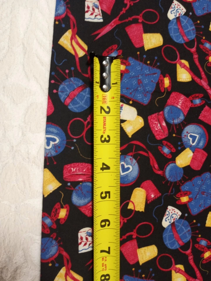 Fabric Traditions 1993 Quilt-Craft Fabric Ribbon Sewing Materials Pattern 1 Yard - Image 2 of 4