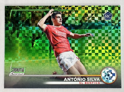Antonio Silva 2022-23 Stadium Club Chrome UEFA Neon Green Xfractor RC #/175