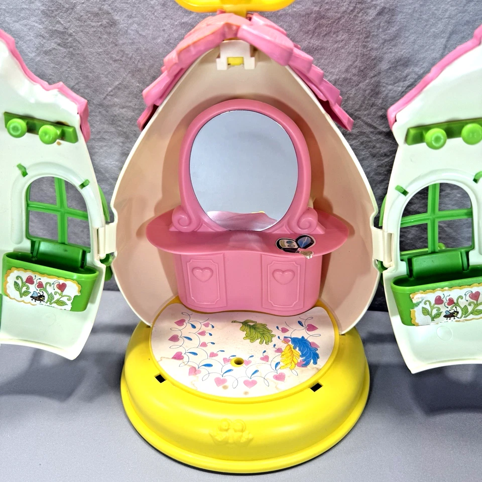 Casa de salón boutique vintage Hasbro 1987 Fairy Tails Curly-Q sin pájaros Foto 4 de 4