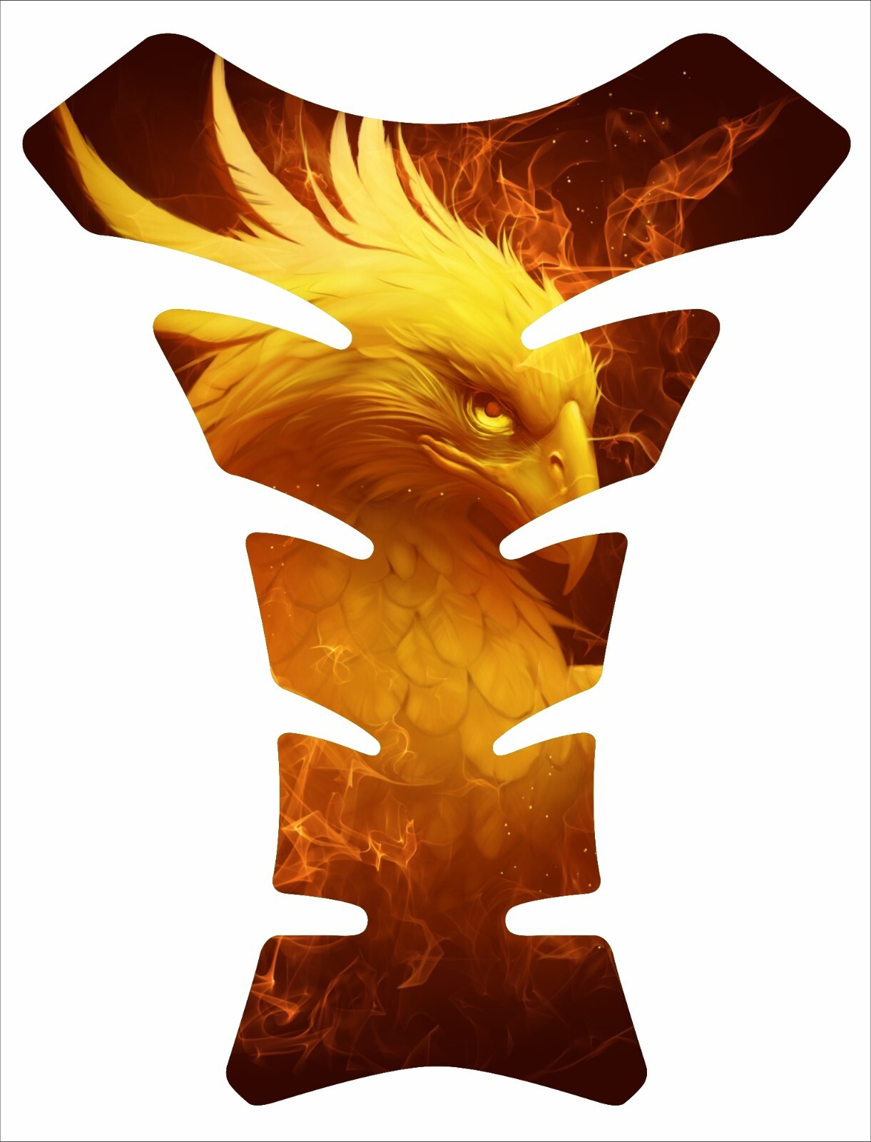 Phoenix Pheonix fire natural Motorcycle Gel Gas tank pad tankpad