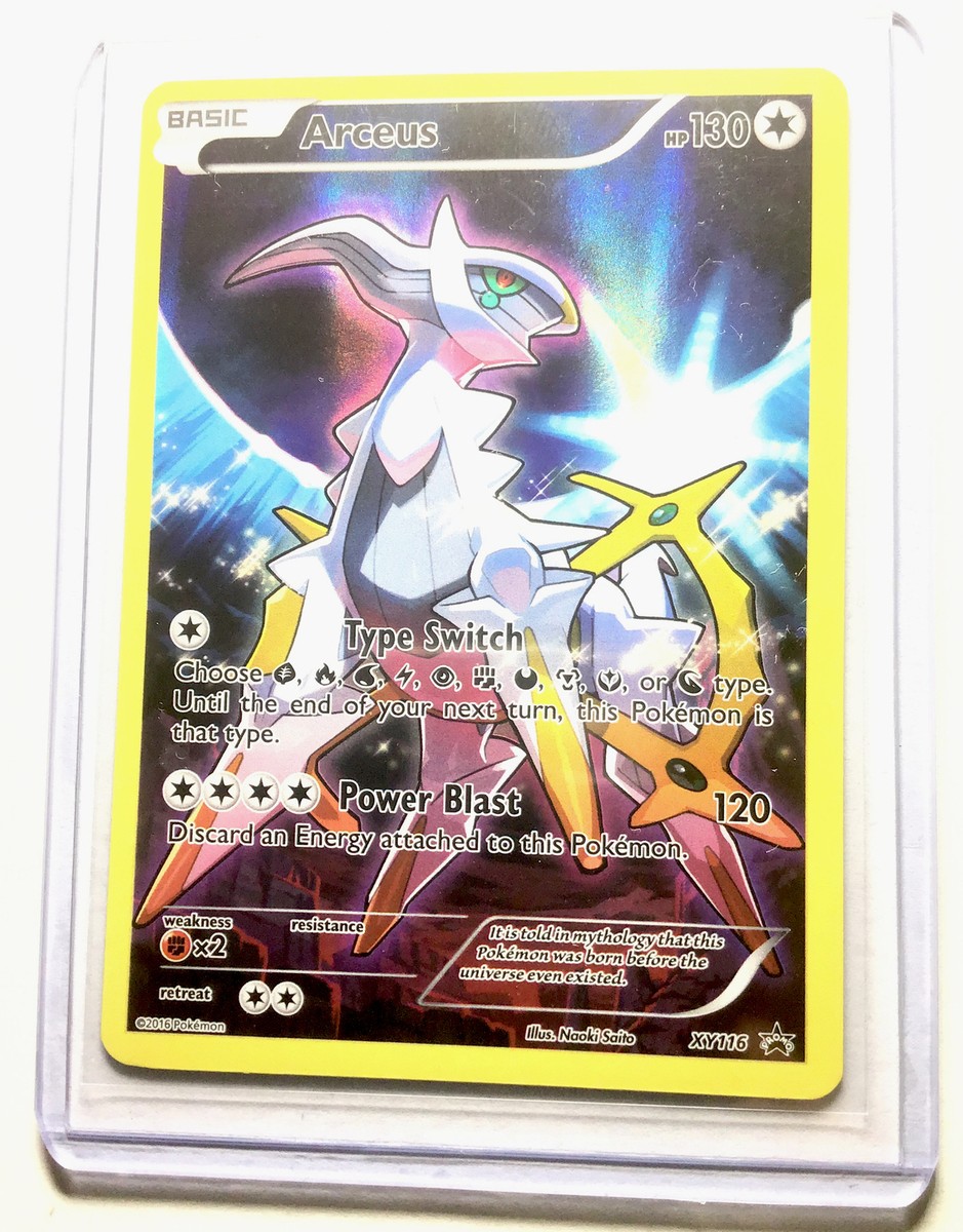 FULL ART Arceus ULTRA RARE Pokemon Mythical Collection Promo