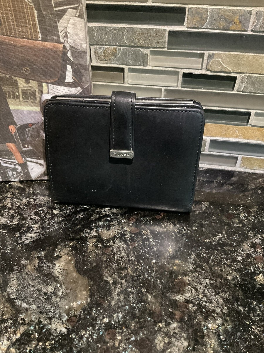 Coach Vintage Lexington Large Credit Card Wallet Bifold Framed