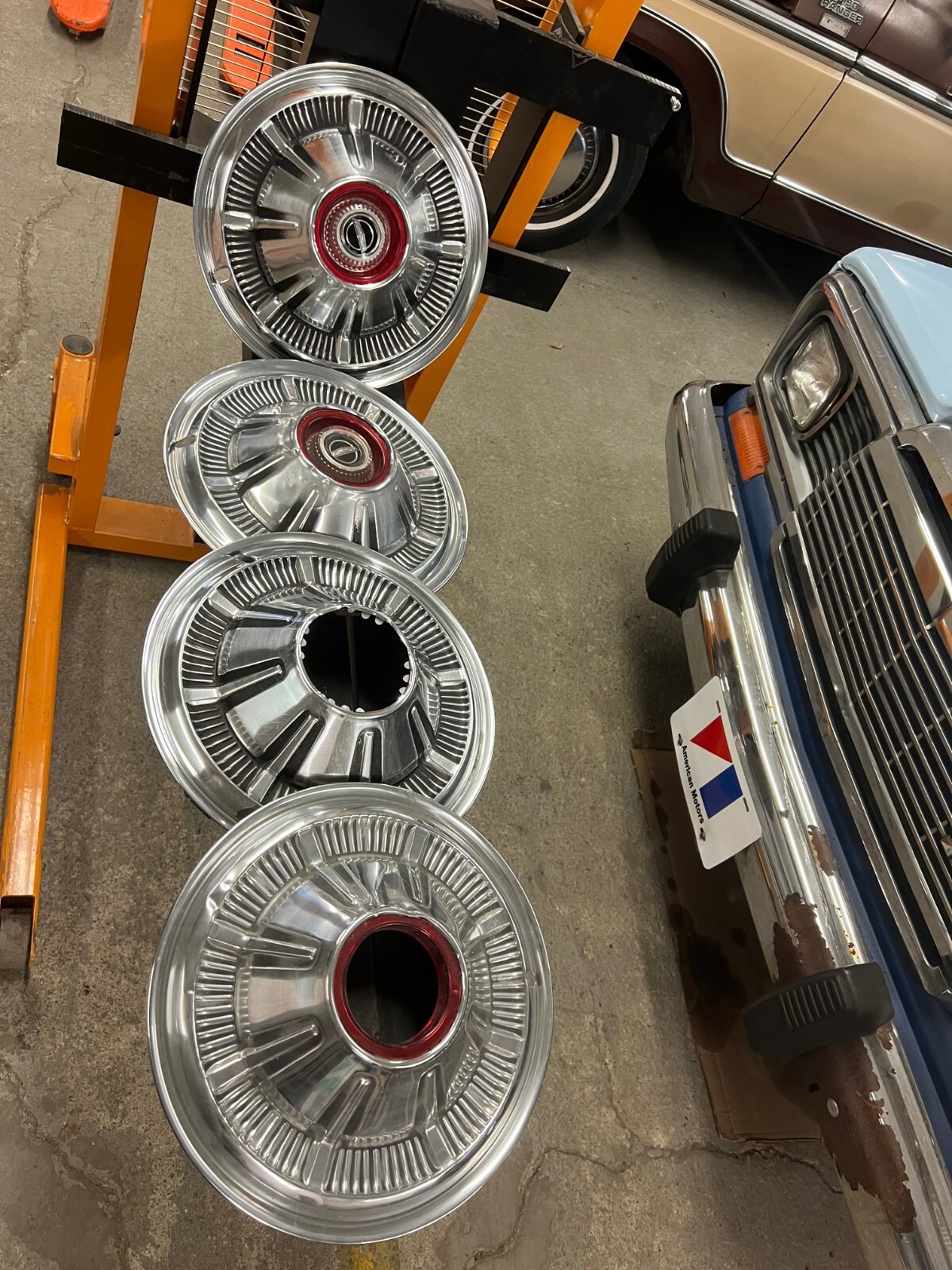 1966 Vintage Ford Bronco Hubcaps eBay