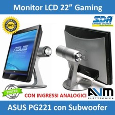 Monitor LCD 22'' Gaming ASUS PG221 Multimediale Subwoofer LED ingressi analogici