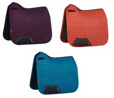 Sella da dressage scamosciata LeMieux quadrata fico marino Siena grande SM equitazione