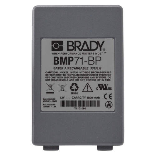 BRADY M71-BATT Spare Battery,Size Universal 5UCU0 - Picture 1 of 2