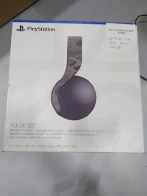 PlayStation PS5 PULSE 3D Wireless Headset Headphones Used Working Defect