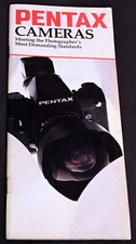 Original Pentax Cameras Brochure 1985 Edition - Excellent