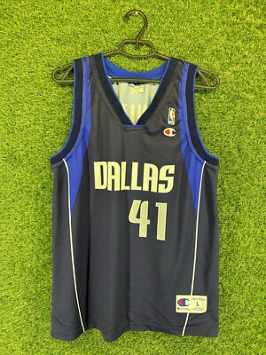 DALLAS MAVERICKS USA #41 NOWITZKI BASKETBALL SHIRT JERSEY CHAMPION