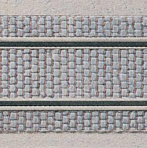 Kibri kit 34125 HO COBBLESTONE SHEET WITH TRAM TRACKS - Photo 1/1