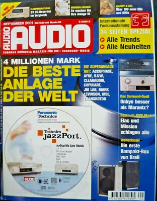 AUDIO 9/01, ONKYO TX DS 989, KARDON HK 670,SONY TA FB 949 R,DVP NS 400,NAD C 350