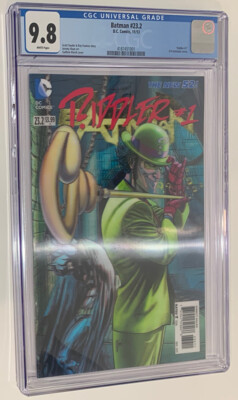 DC Batman #23.2 Riddler #1 Lenticular 3D Cover Graded 9.8 CGC Comic