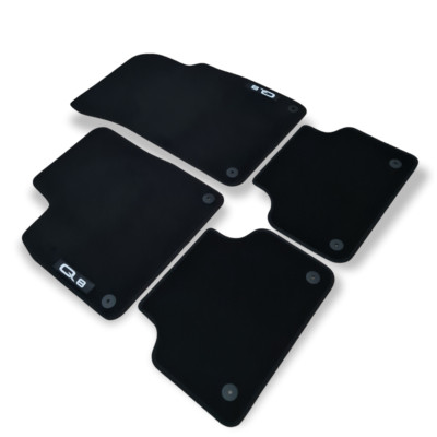 For Audi Q8 SQ8 Carpet Car Floor Mats 2018-2025 OEM Quality Velour Auto Rugs New