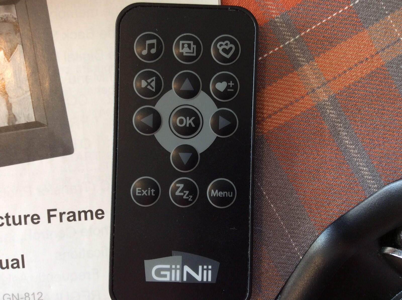 Giinii 8" ( GN812) Black Digital Photo Frame WITH REMOTE! eBay