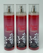 3 BATH  BODY WORKS FOREVER RED VANILLA RUM FINE FRAGRANCE MIST BODY SPRAY 8 OZ