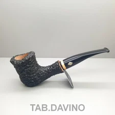 BREBBIA PIPE NAIVE RUSTIC ROCK BLACK FC 7013 BLACK MADE IN ITALY