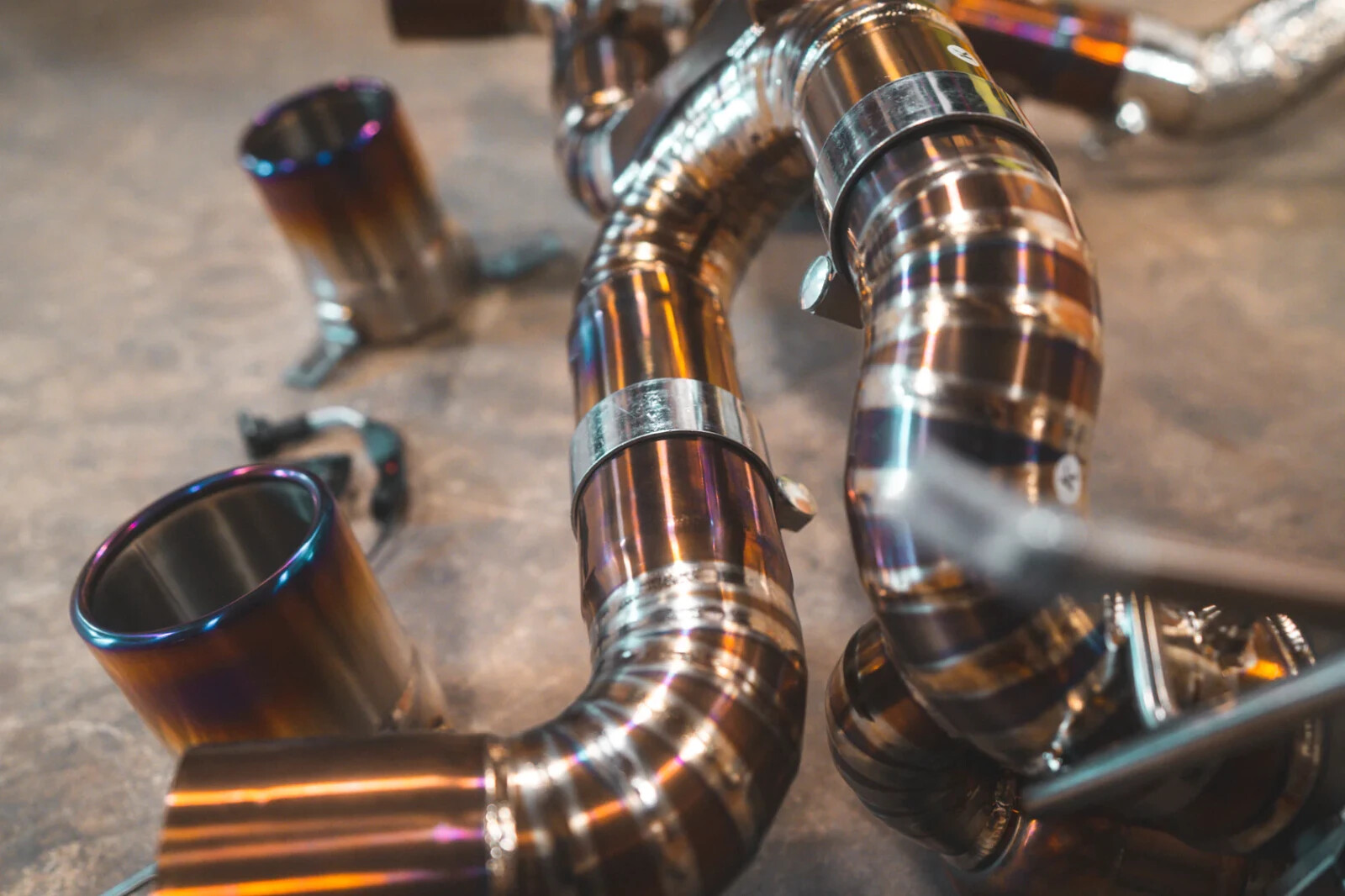 Valvetronic Designs TiTANIUM Sport Exhaust Cat back System for Ferrari F8