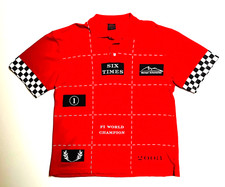 Michael Schumacher Collection Men's XL 2003 Six Times F1 Champion Polo Shirt