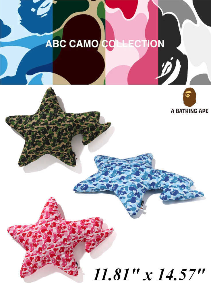 A Bathing Ape Throw Pillow 2024 FW ABC CAMO Pattern STA