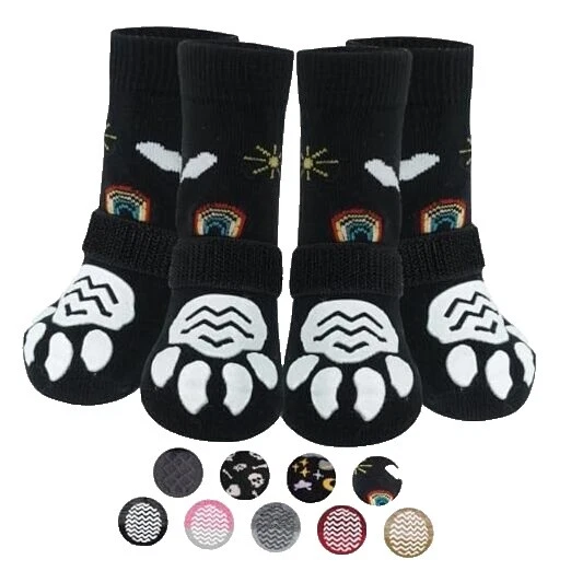 M Black Dog Socks