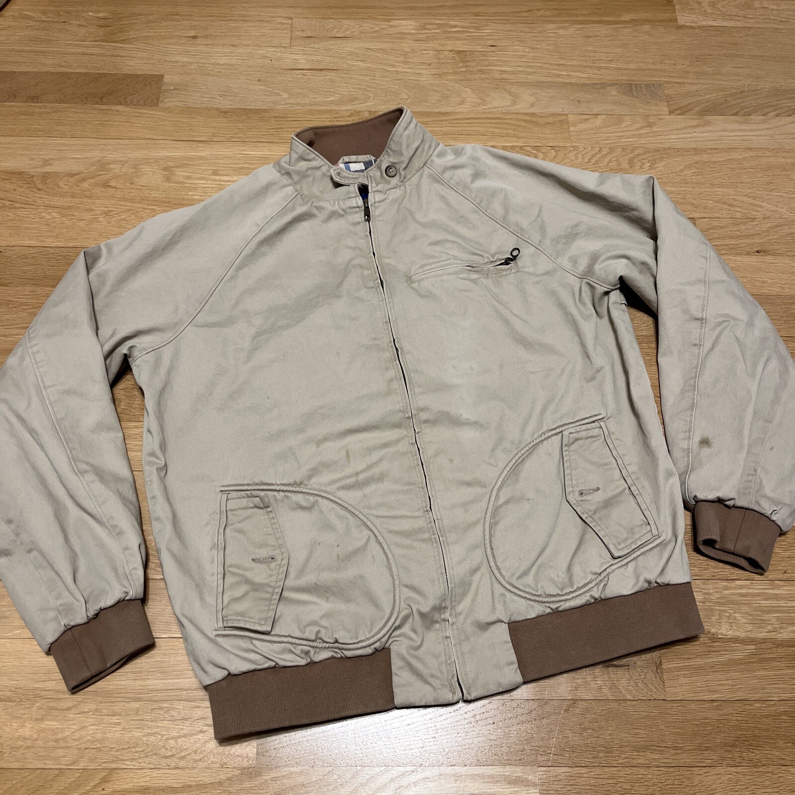 Pendleton Bomber Madras Lined Patchwork Button Ja… - image 1