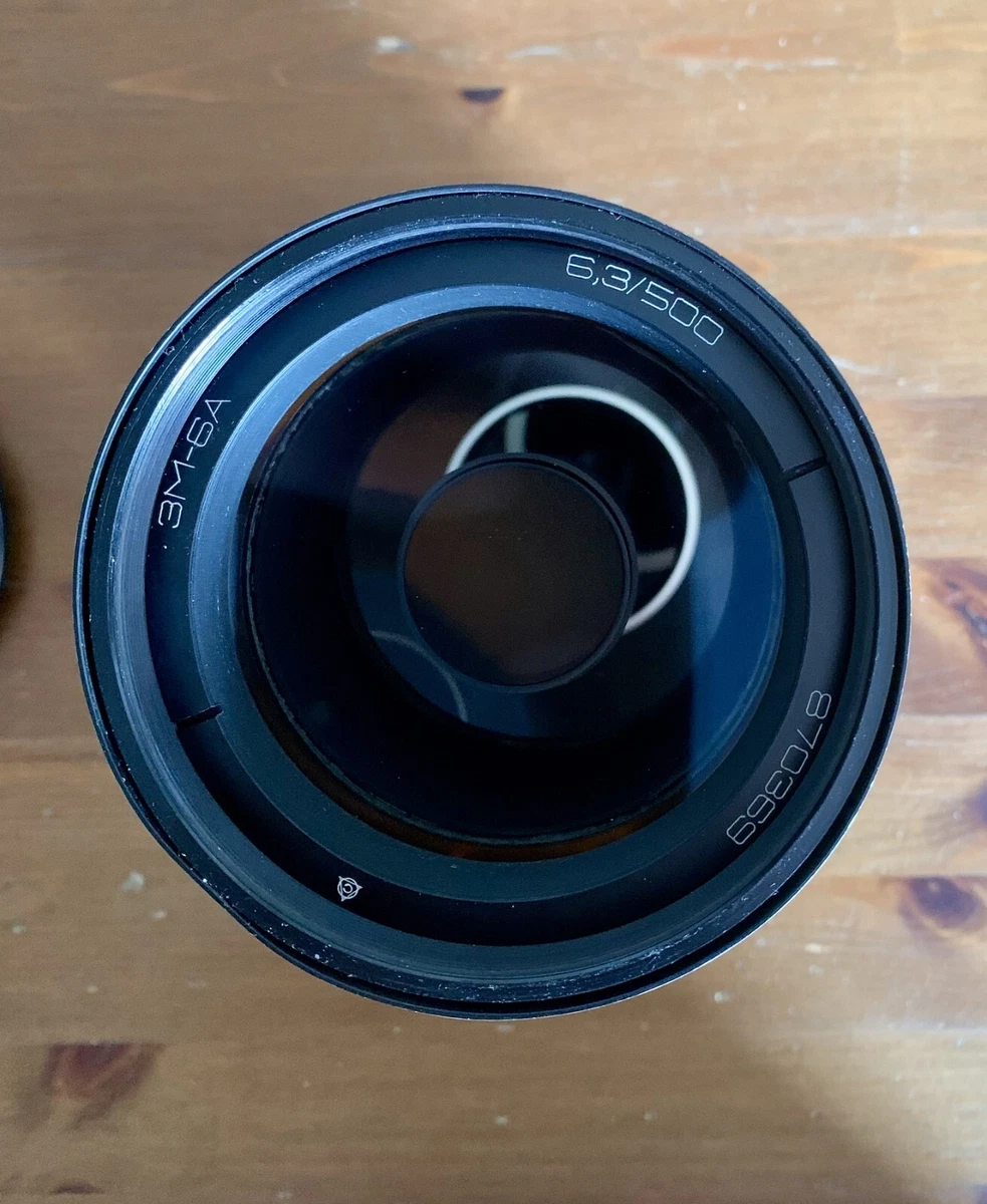 Cuifati Teleobiettivo 500mm F6.3 A Specchio Per Reflex EF Mount - Obiettivo Manuale In Lega E Vetro Ottico Con Anello Adattatore - 2