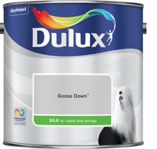 Dulux Smooth Creamy Emulsion Silk Paint Goose Down 2.5L Walls and Ceiling  9.60 per litre