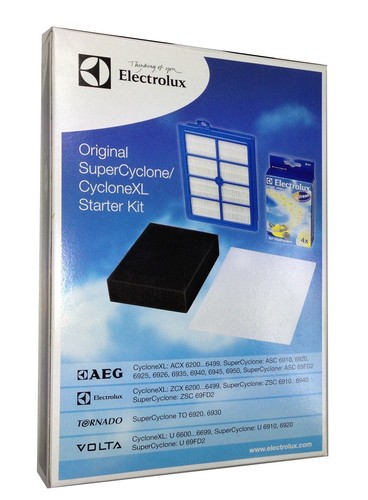 2x Electrolux Filtro Genuino Kit de Inicio Aspiradoras Super Cyclone XL, Polvo N... - Imagen 2 de 4