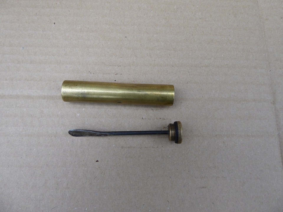 Vintage WW1 brass rifle oiler greaser. Military antique eBay