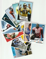 1952-1966 Missing STCC Topps Philadelphia Dick Lane Night Train 11 card set HOF