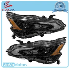 Fits 2023 2024 Nissan Altima Full LED Headlight Lamp Assembly Left Right Black