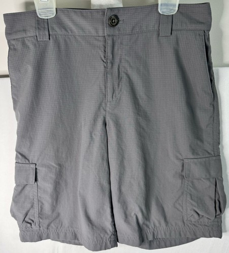 Under Armour Shorts Boys L Gray Lightweight Cargo Youth Golf Performance - Picture 2 of 6
