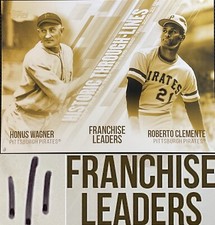 Marketplace image: 1/1 2019 Topps Honus Wagner Roberto Clemente Superfractor Pirates Legends SSSP