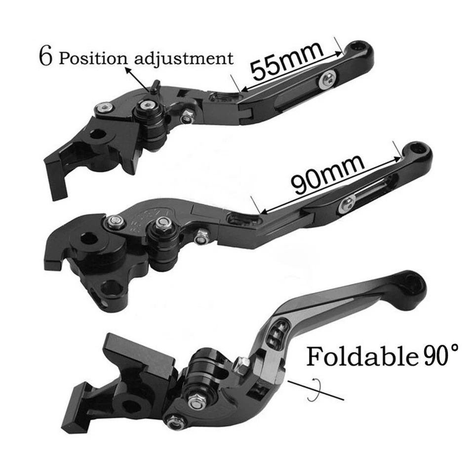 Palancas de embrague de freno plegables extensibles CNC para BMW F800GS / Adventure 2008-2017 Foto 2 de 2
