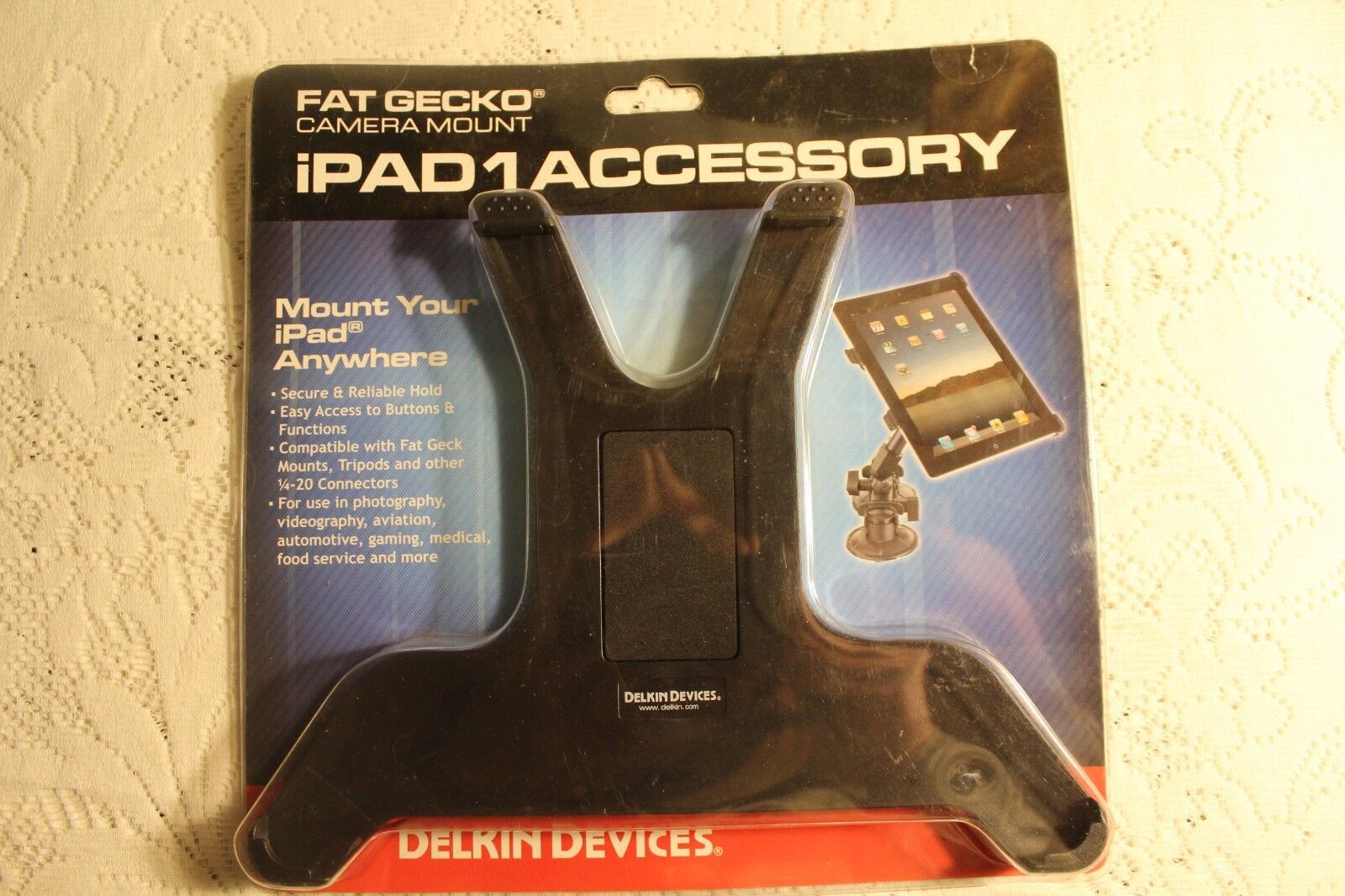 Fat Gecko  iPad Mount Accessory by Delkin Devices