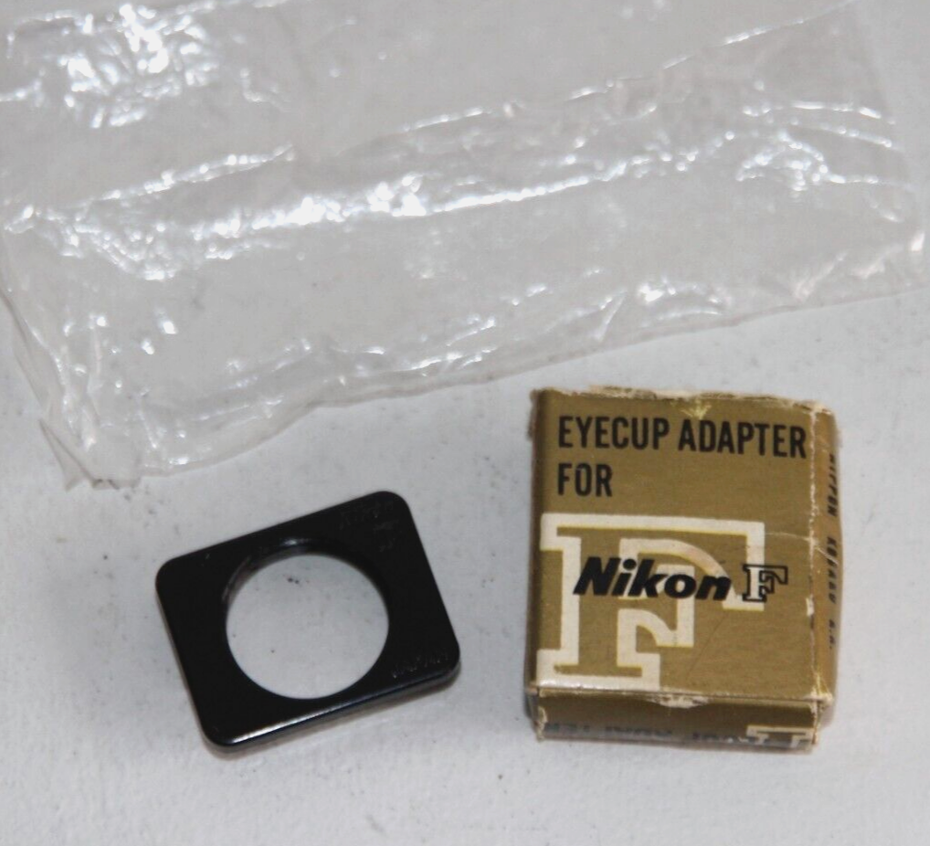 希 少 Nikon Eyecup Adapter for Nikon F ニコン Mint Condition RARE Nikon F Rectangular Eyepiece Eyecup Adapter