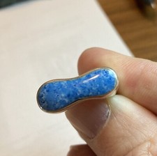 Vintage Denim Lapis Sterling Silver Ring