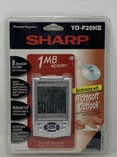 Sharp YO-P20HII New NOS PDA Personal Organizer 1 MB Memory Microsoft Outlook