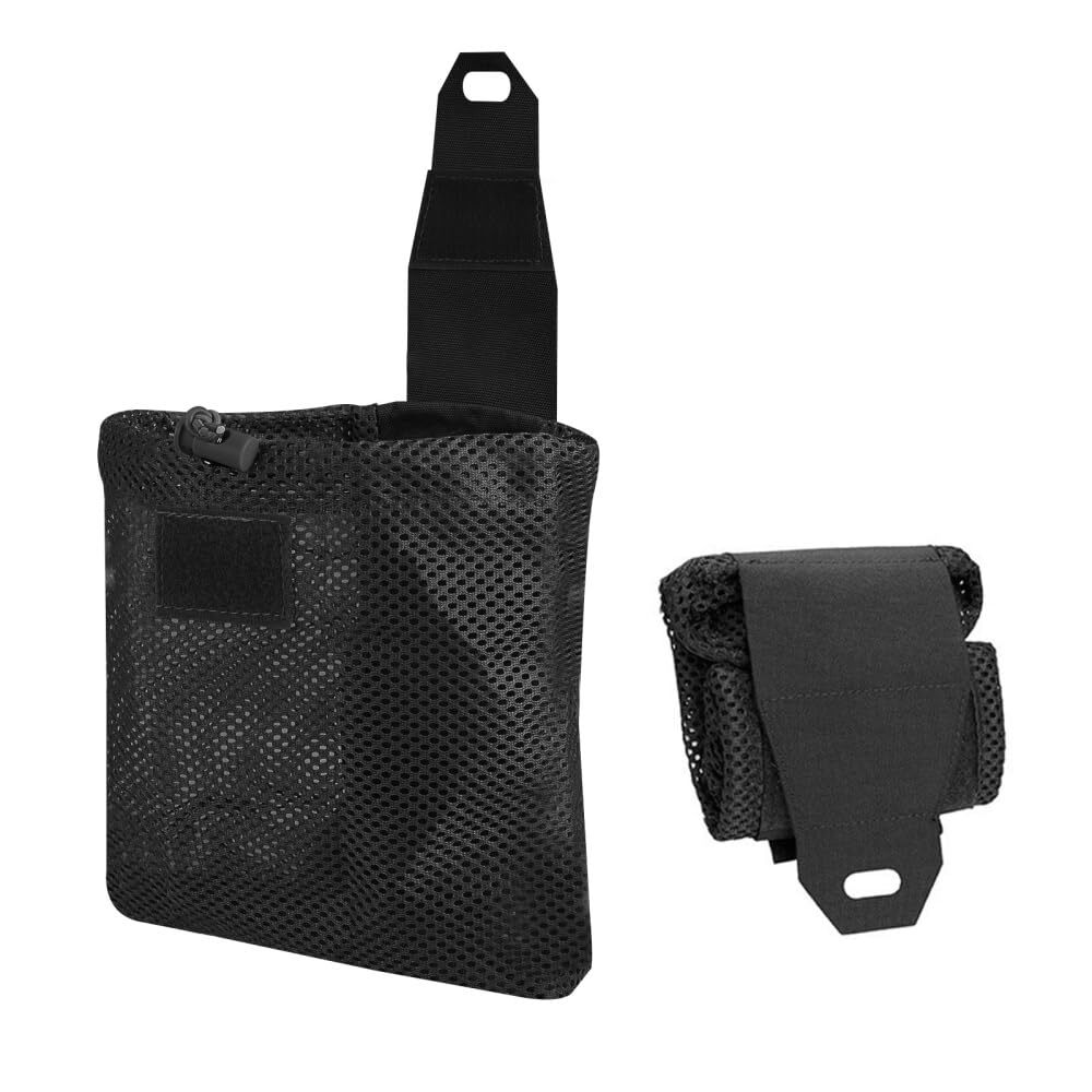 Marsupio Molle, Dump Pouch Tactical Pieghevole con Coulisse Chiusura, (i1l)