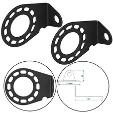 2x Steckdosenhalter Auto 7 13-polige Steckdosen Anhängerkupplung Winkelhalter