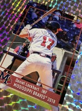 2018 DANIEL LOCKHART ROOKIE #17 MISSISSIPPI BRAVES MINOR LEAGUE AA CSTORE RARE