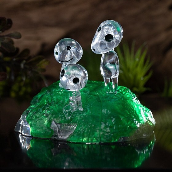 Studio Ghibli Princess Mononoke Kodama 3D Crystal Puzzle & Display